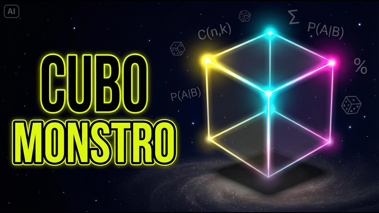 Probabilidade no Cubo 😱 | 3 vértices na mesma face | Monstro ou Gatinho?