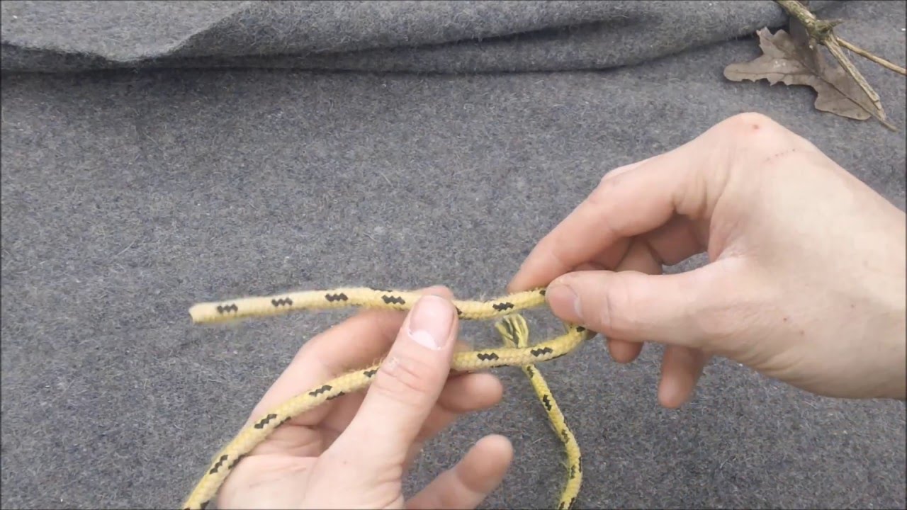 how to tie a sheet bend knot