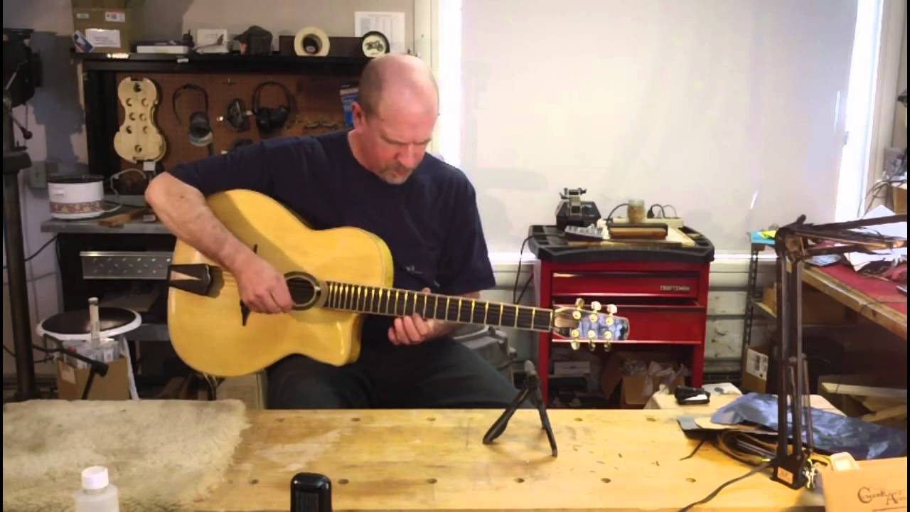 Draleon Samois Gypsy Jazz Hand Carved Archtop Guitar