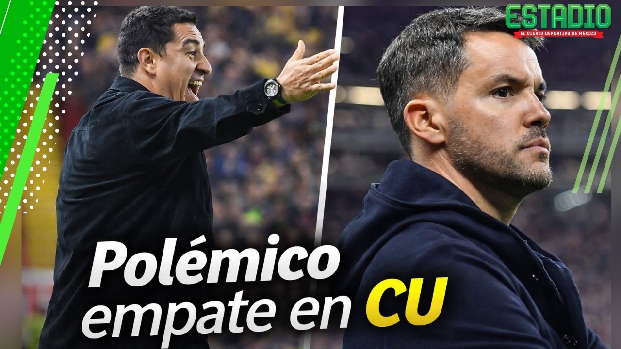 Larcamón, molesto con el arbitraje. Mientras que Efraiín Juárez afirmó que a Pumas le sobran hue...