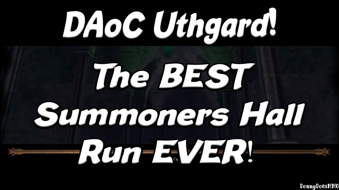 DAoC Uthgard | The BEST Summoners Hall Run EVER! | With A HIB ZERG!