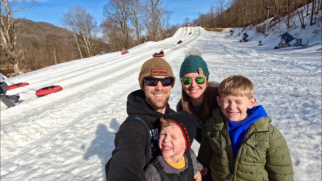 Snow Tubing at Hawksnest and Hiking at Blowing Rock