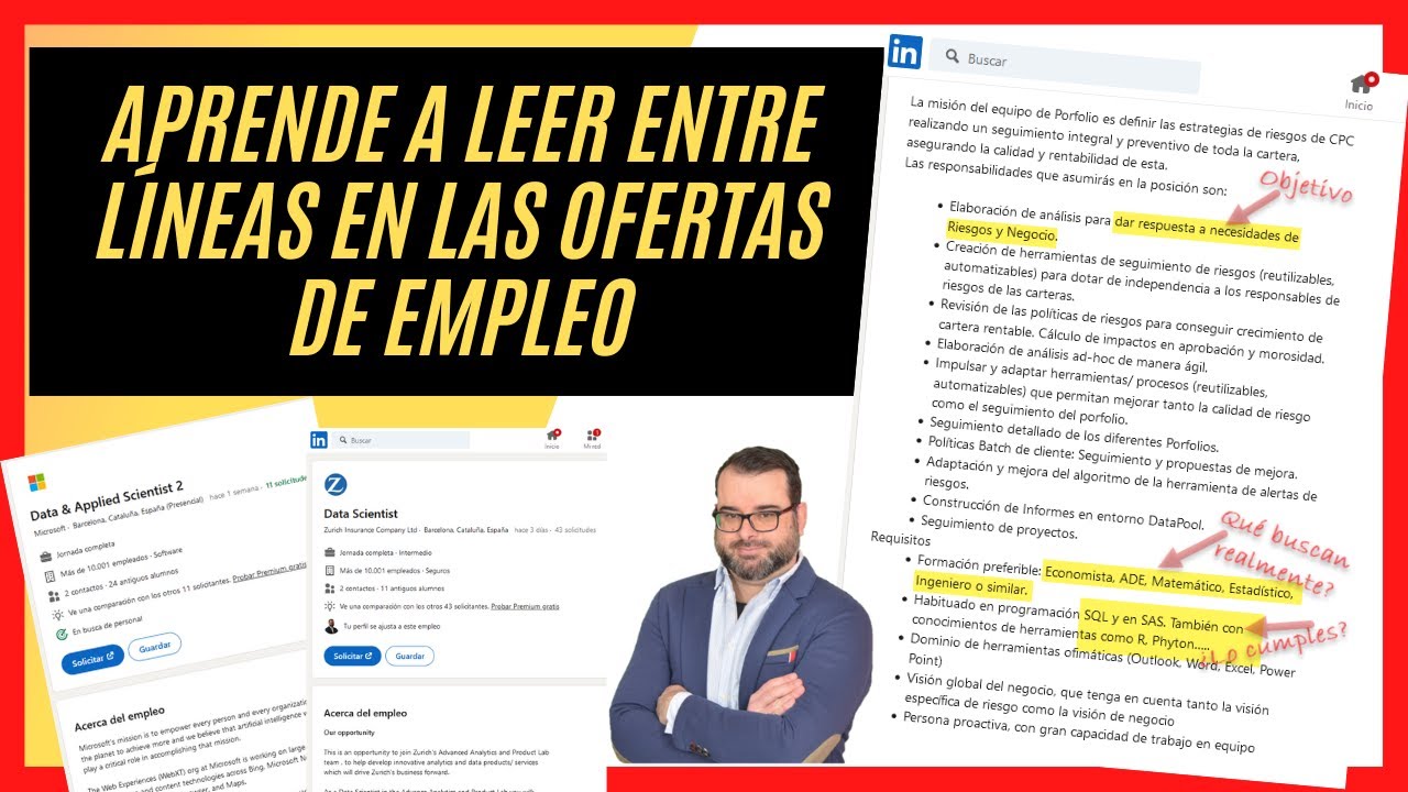Ofertas de EMPLEO en Data Science: Cómo saber lo que REALMENTE buscan