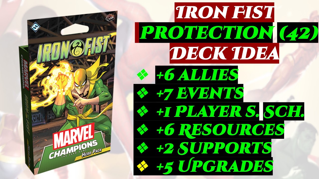 Article Theory Crafting | Iron Fist Protection Deck Idea | Marvel Champions