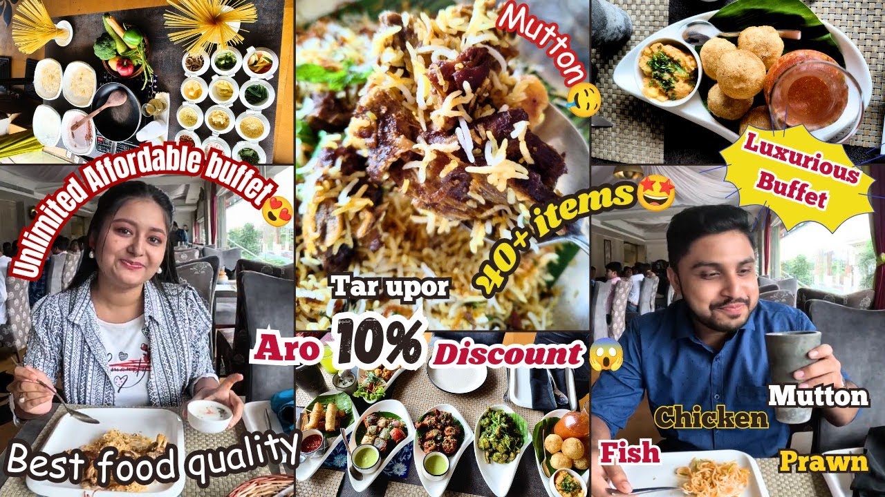 BEST UNLIMITED LUXURIOUS BUFFET in KOLKATA😍with affordable price😱40+ items💥Mutton🍖Prawn🍤Fish🍗Chicken
