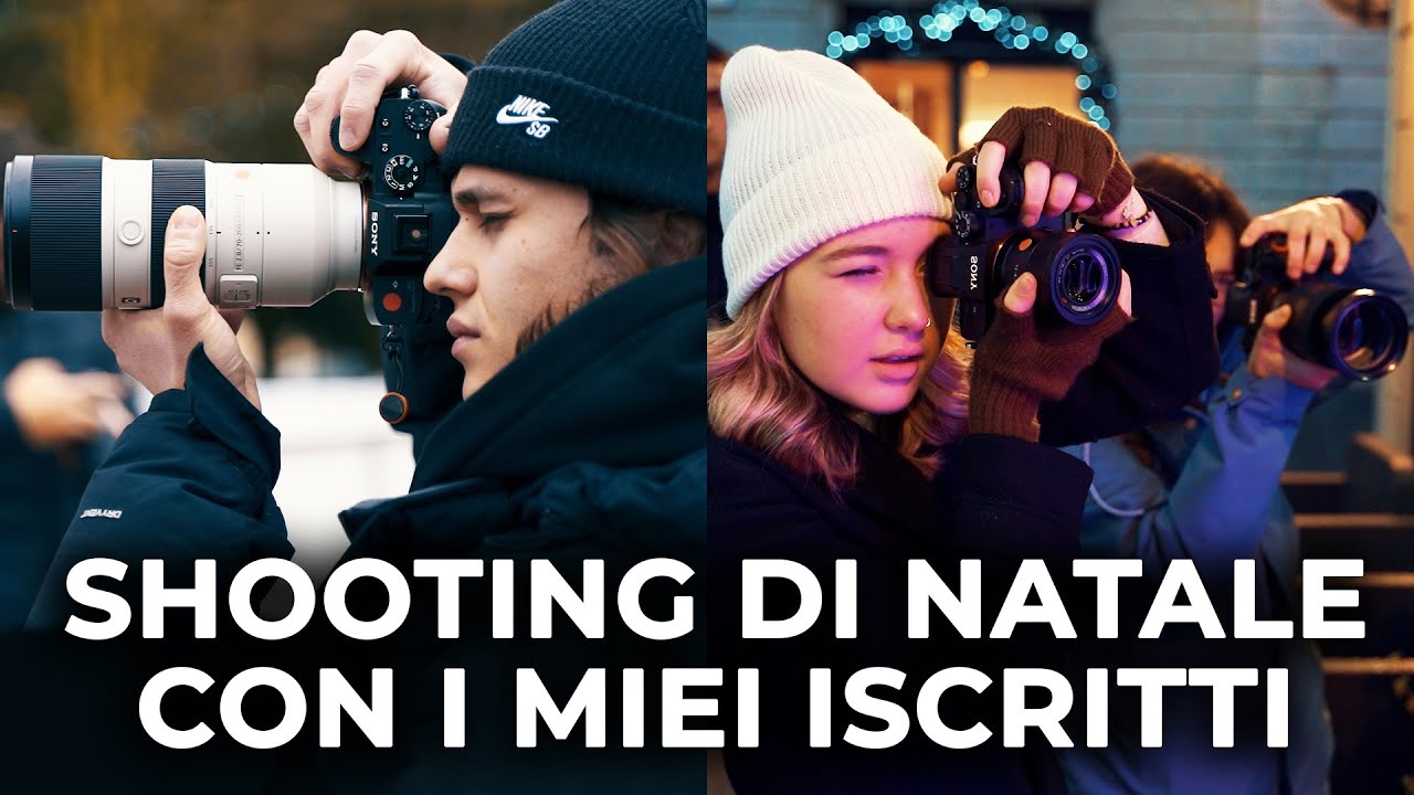 Shooting fotografico con i miei iscritti a Natale!