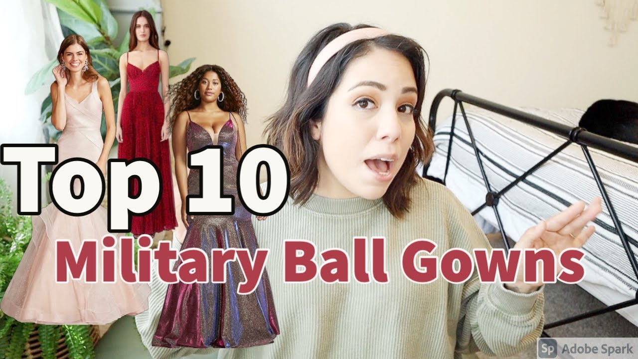 Top Ten Military Ball Gown Trends 2021 | Military Ball