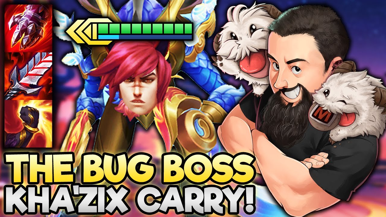 3 Star Kha'Zix - Jumping The Boss Carry!! | TFT Inkborn Fables | Teamfight Tactics