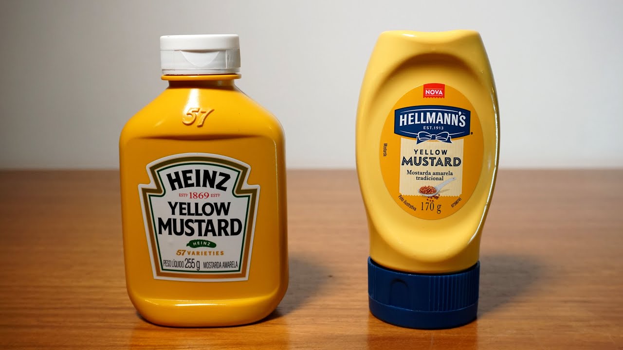 CC Comparison: Yellow Mustard - Heinz vs. Hellmann's