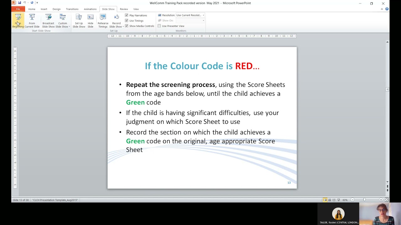 Early Years Practitioners Training Recording