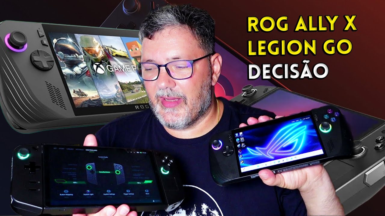 ASUS ROG ALLY X VS LENOVO LEGION GO - QUAL ESCOLHER?
