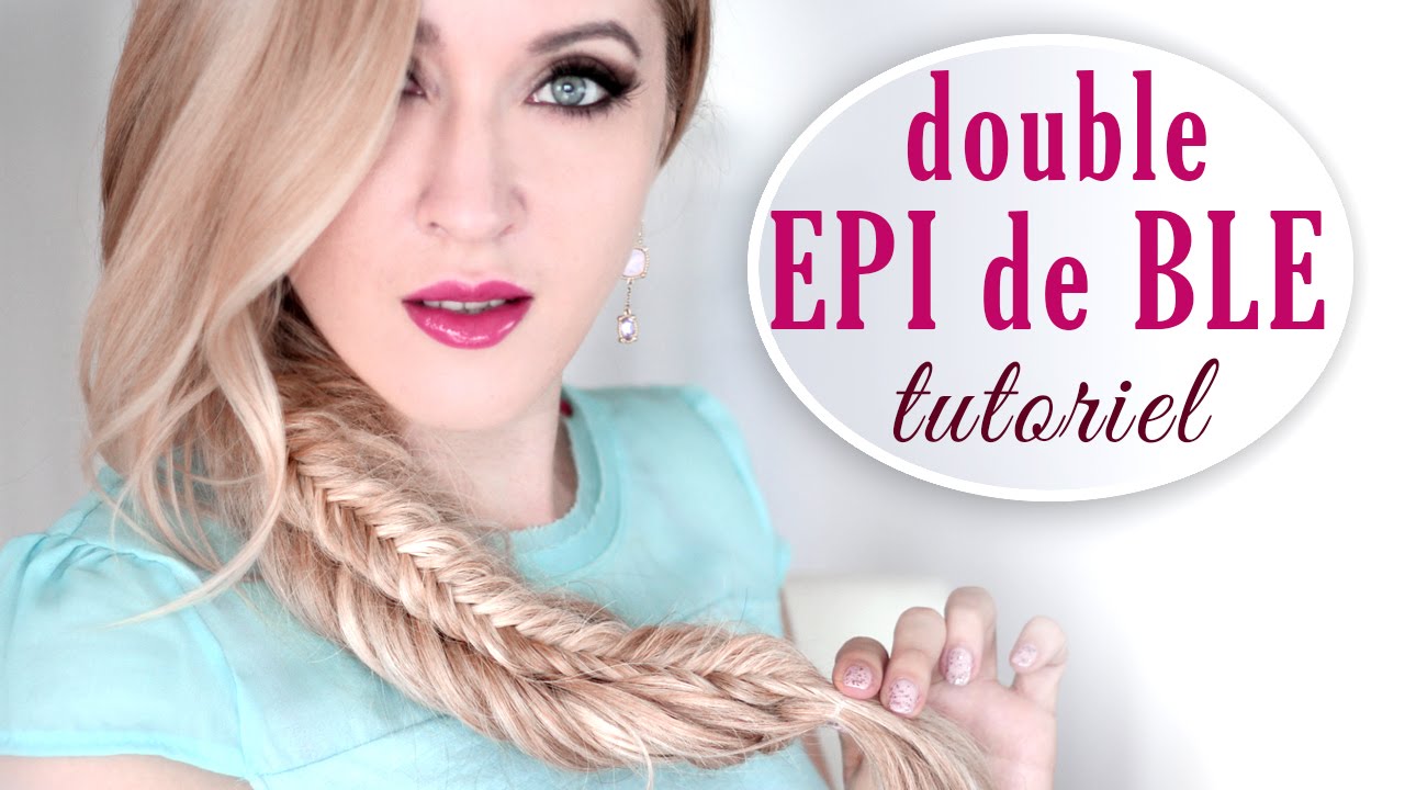 Tresse épi de blé empilée/double ❤ Tuto coiffure cheveux longs