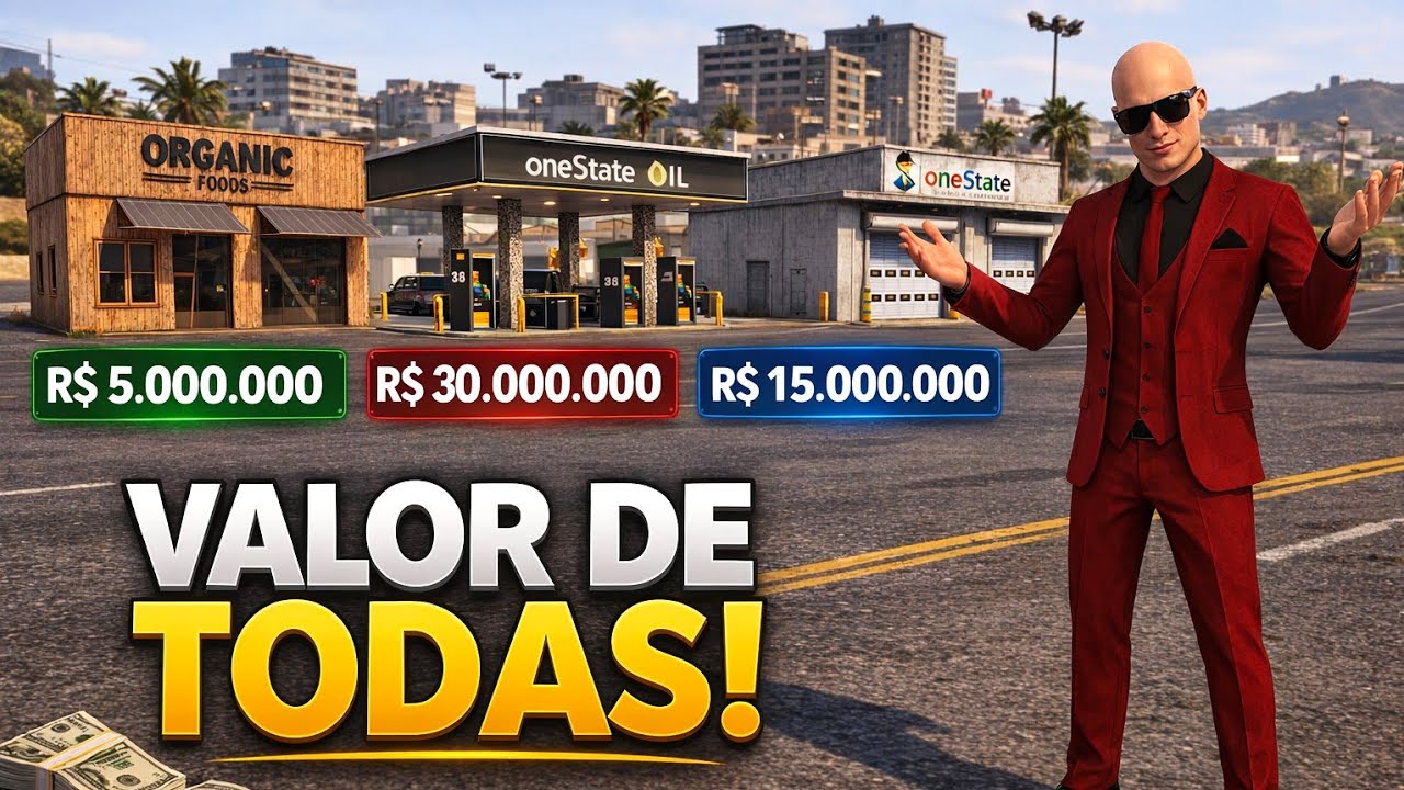 ONE STATE RP: VALOR DE TODAS AS EMPRESAS DO ESTADO