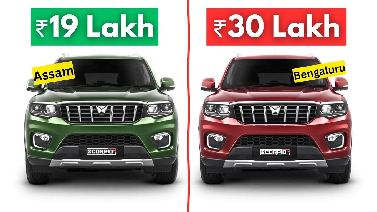 India's MOST Cheapest vs. Expensive States to Buy a Car!