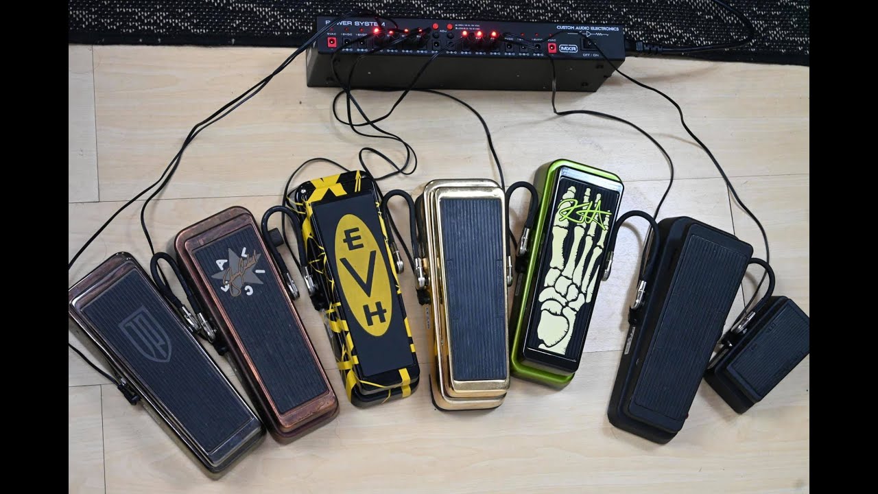 CRY BABY WAH - Mini, 95Q, Kirk Hammet, 50th Anniversary, EVH, Jerry Cantrell & Jonh Petrucci