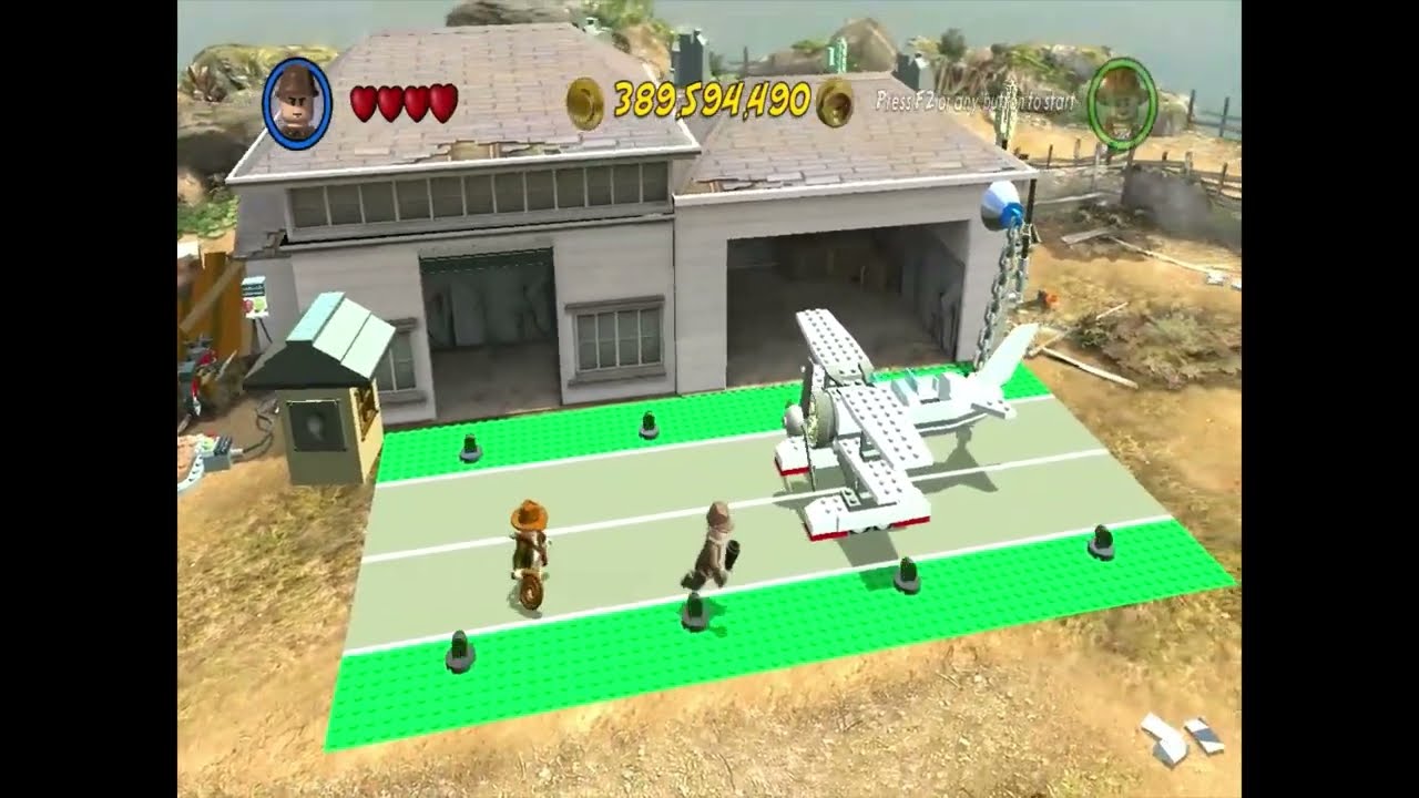 LEGO Indiana Jones 2 - Kingdom of the Crystal Skull Part 2 - All Bonus/Treasure levels