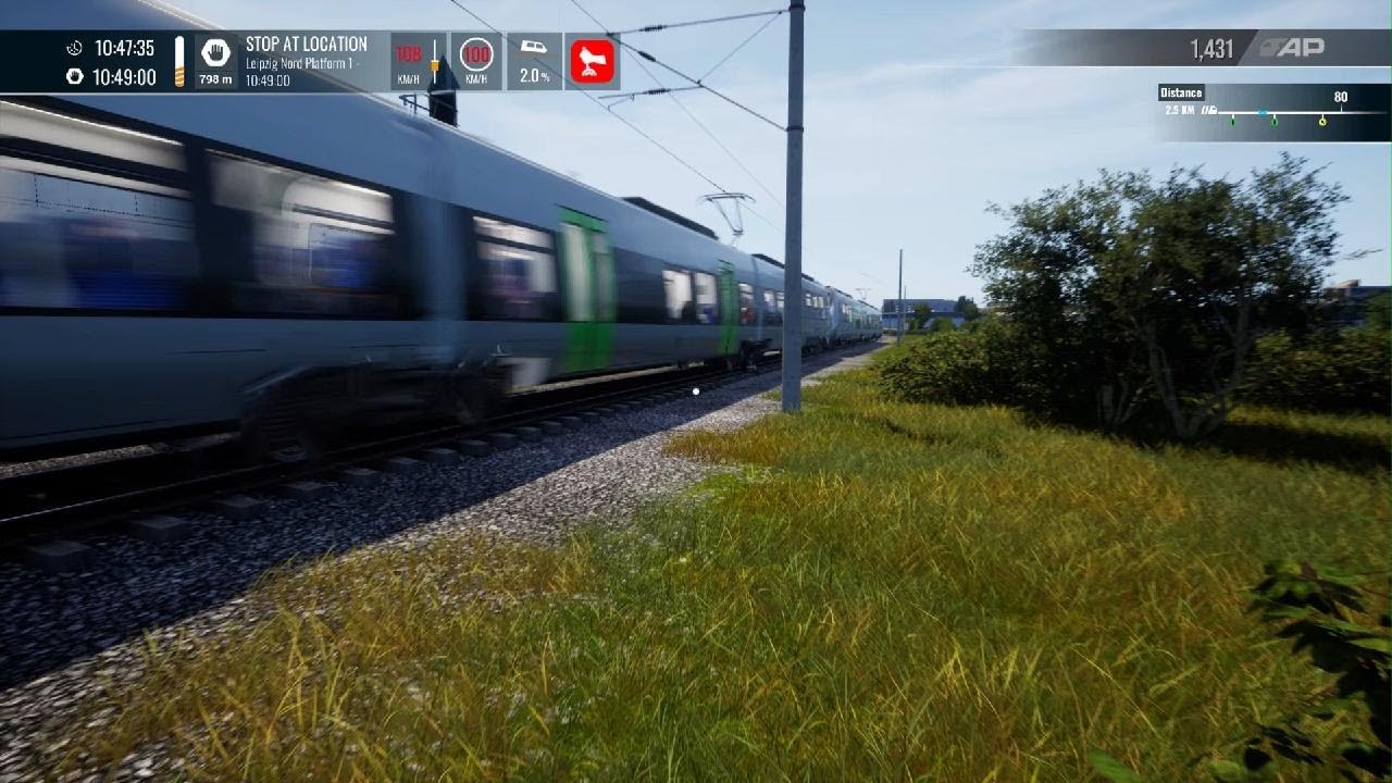 S6 Leipzig Messe - Geithain | Rapid Transit | Train Sim World 4