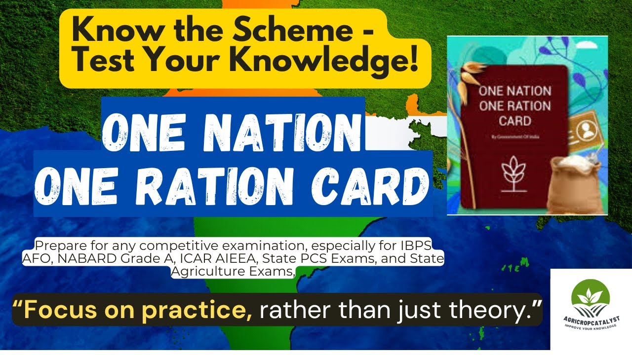 One Nation One Ration Card &ndash; Crack the MCQs I ONORC