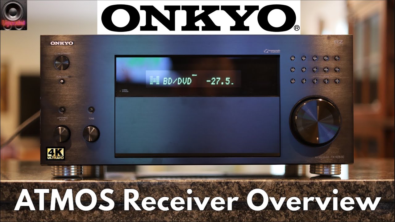 Onkyo TX- RZ830 ATMOS 9 Channel Receiver Overview - Menu Deep Dive