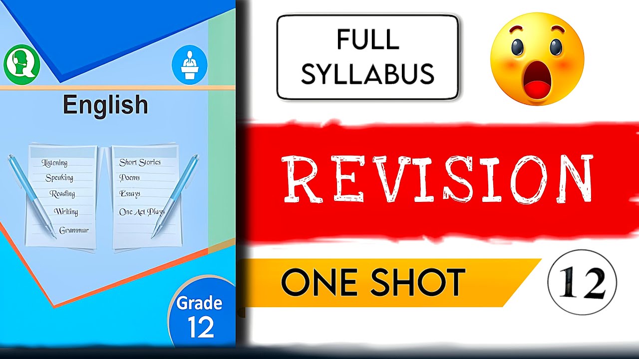 🔥Class 12 English One Shot Video | NEB English 2083 | All Chapters , free writing & Grammar 