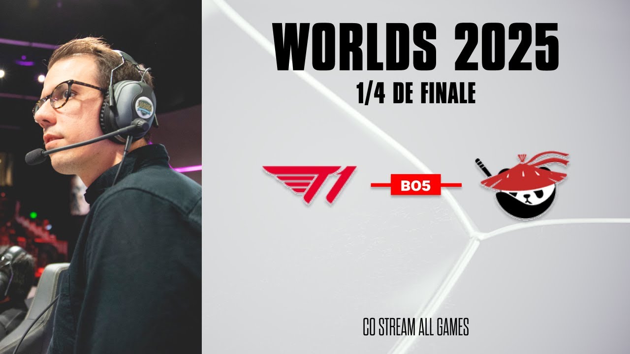 #Worlds2025 Costream | 1/4 de finale | BO5 | !operagx (avec Fara, Head Coach GW)