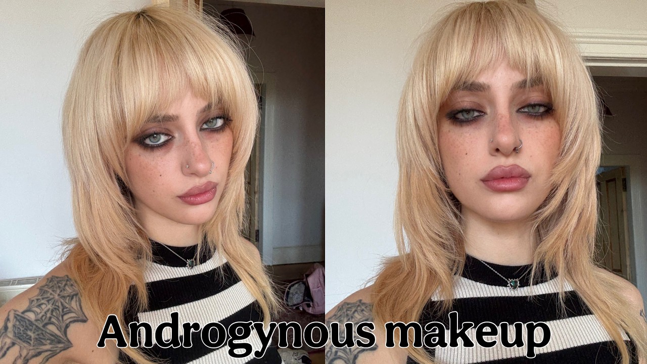 easy and quick androgynous makeup