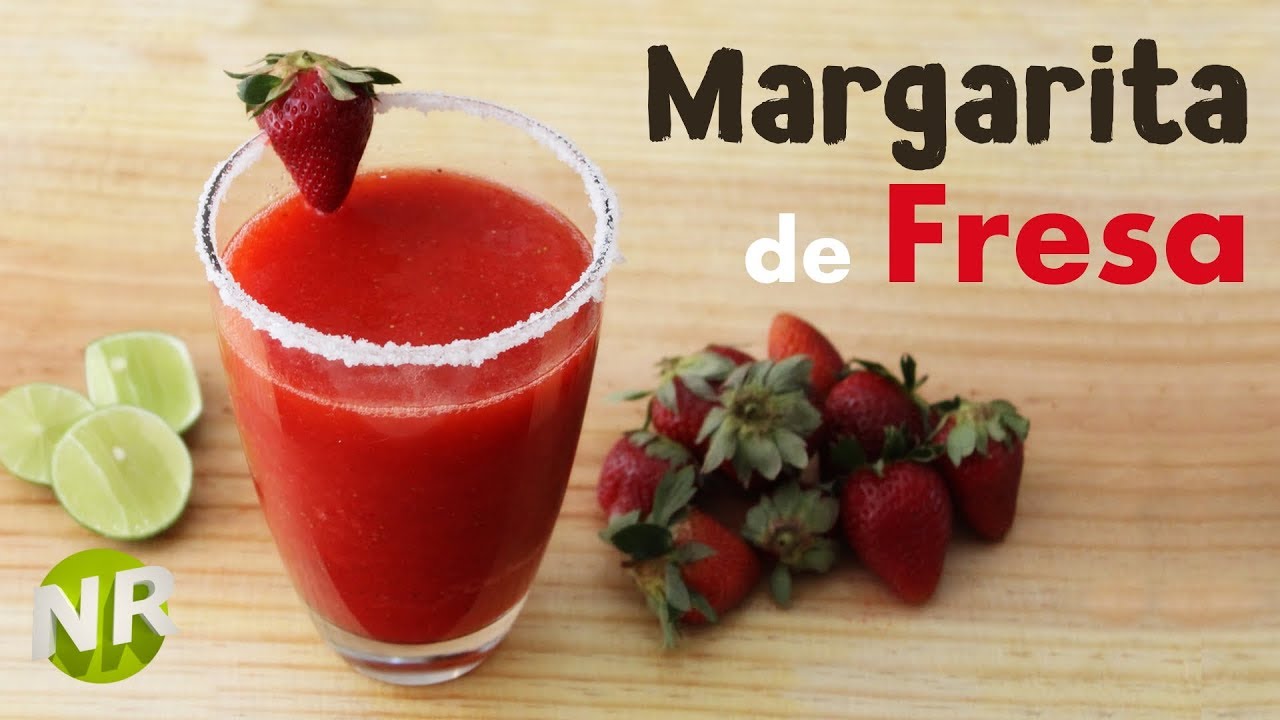 Margarita de Fresa Como Hacer Margaritas Noecillo BEBIDAS PARA COMBATIR EL CALOR