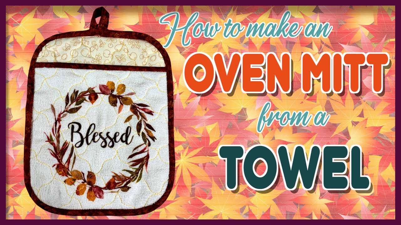 Как сделать прихватку из полотенца | The Sewing Room Channel