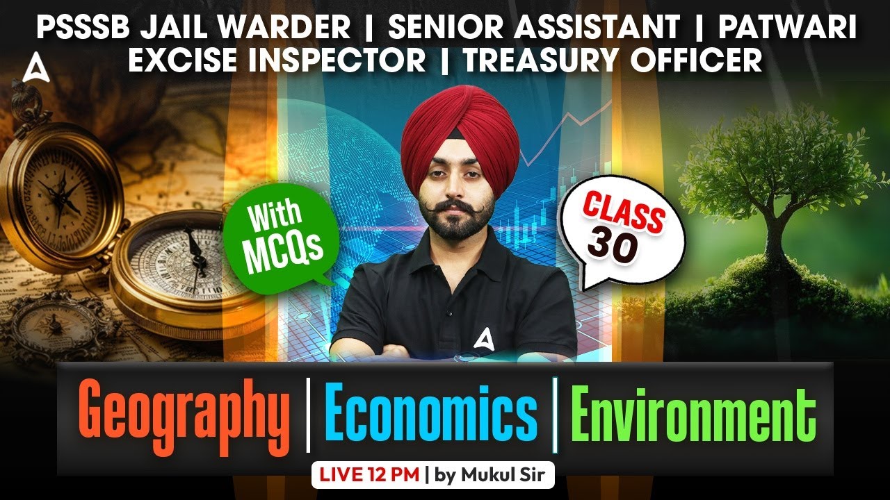 GK/GS PSSSB Senior Assistant / Jail Warder Exams Preparation 2025 | Most Asked Questions #30