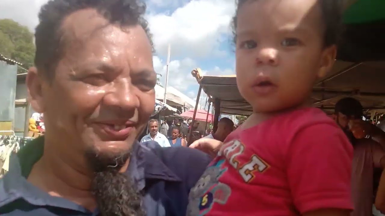 Mais outro vídeo na feira