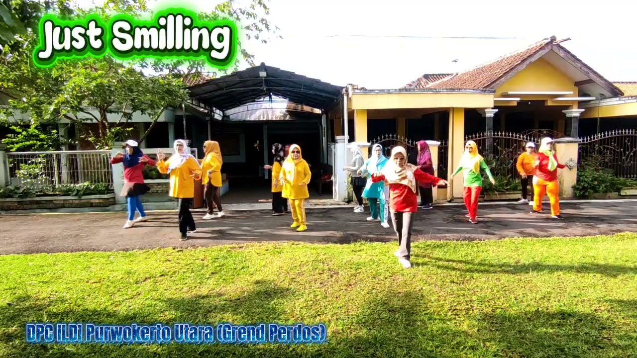 Just Smilling / Line Dance / Choreo Herlina Aritonang / Demo DPC ILDI Purwokerto Utara /Grend Perdos