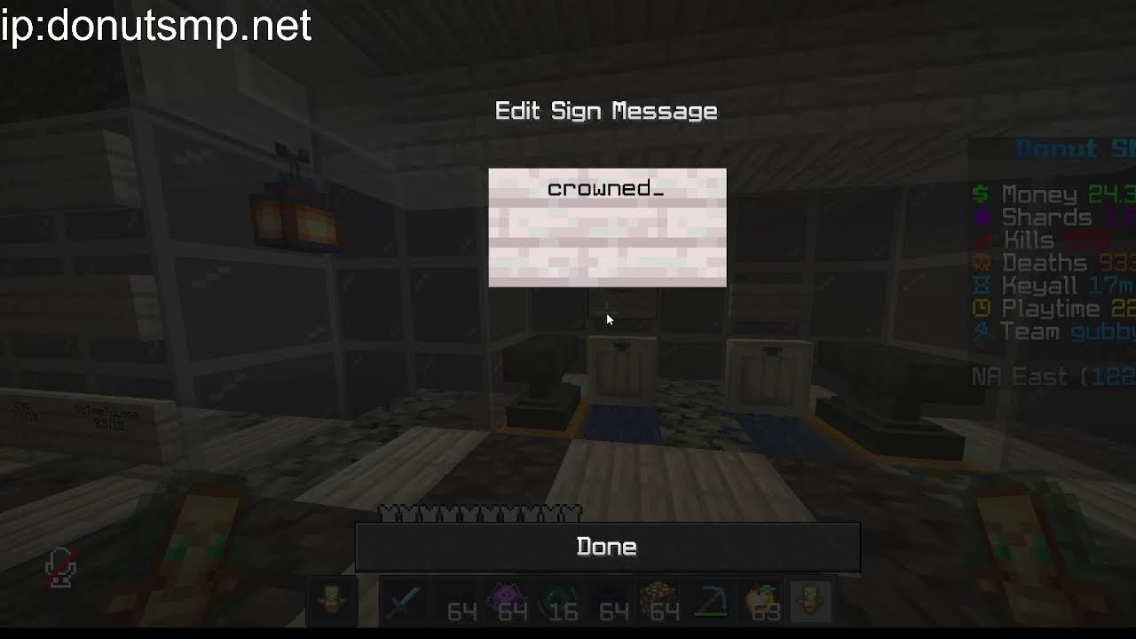 DONUTSMP rating bases 200k per base! and gambling