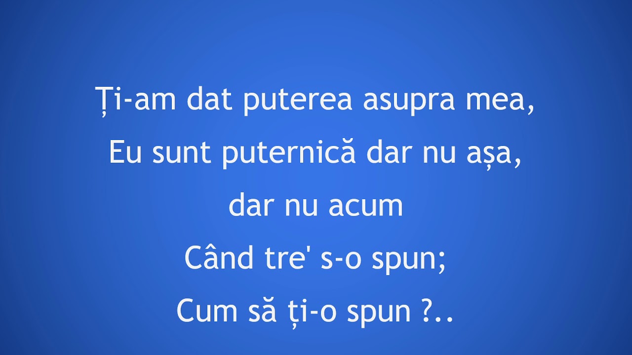 Nu știi tu să fii bărbat -  Irina Rimes (versuri)