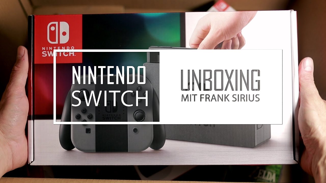 NINTENDO Switch #1 Unboxing: Was ist drin im Karton? / Deutsch German