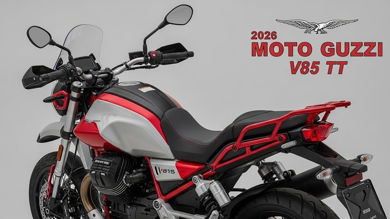 Новинка Moto Guzzi V85 TT 2026 года наконец-то поступила в продажу!