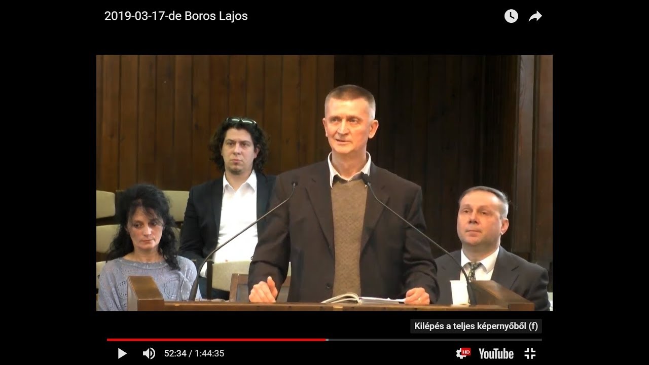 2019-03-17-de Boros Lajos bizonyságtétele: A börtön ablakába néha mégis besüt a nap!!!