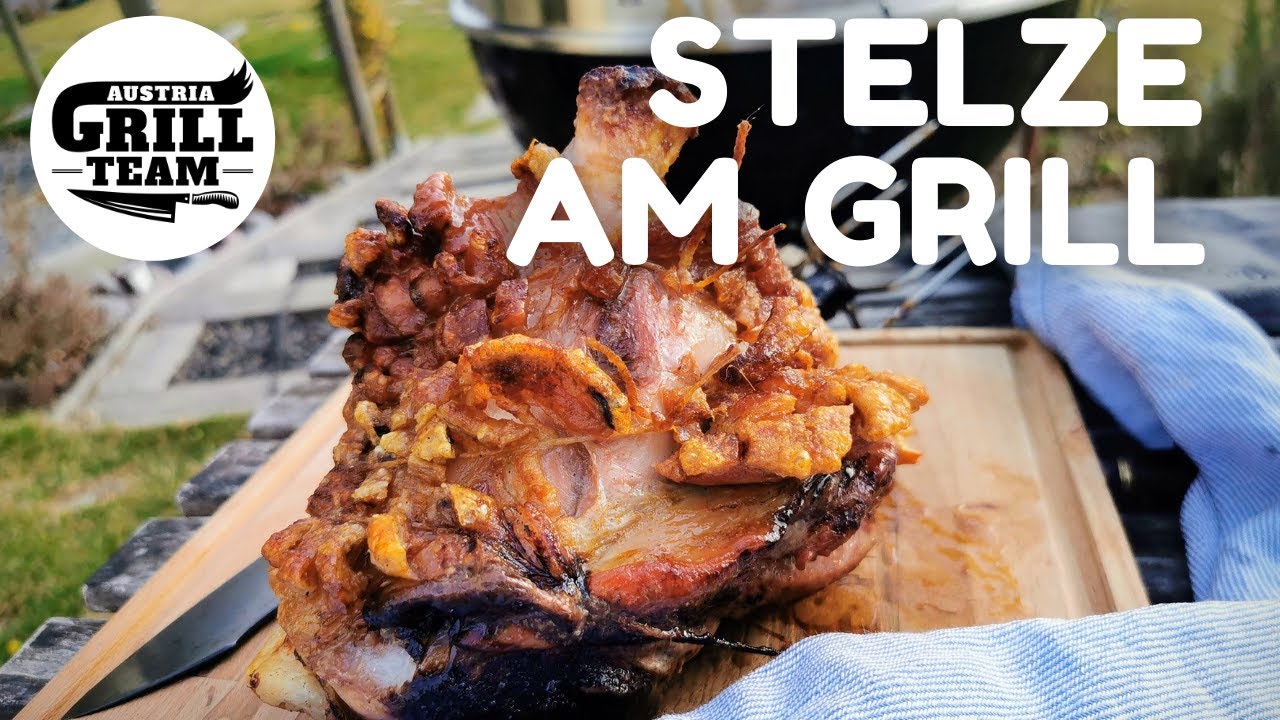 Stelze grillen | Schweinshaxe am Drehspie&szlig;