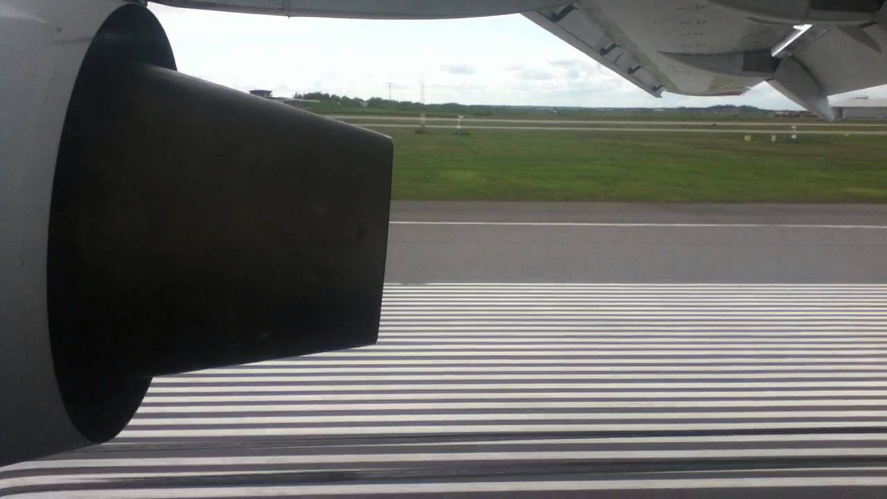 Ukraine International Airlines Antonov 148 landing in Helsinki Vantaa