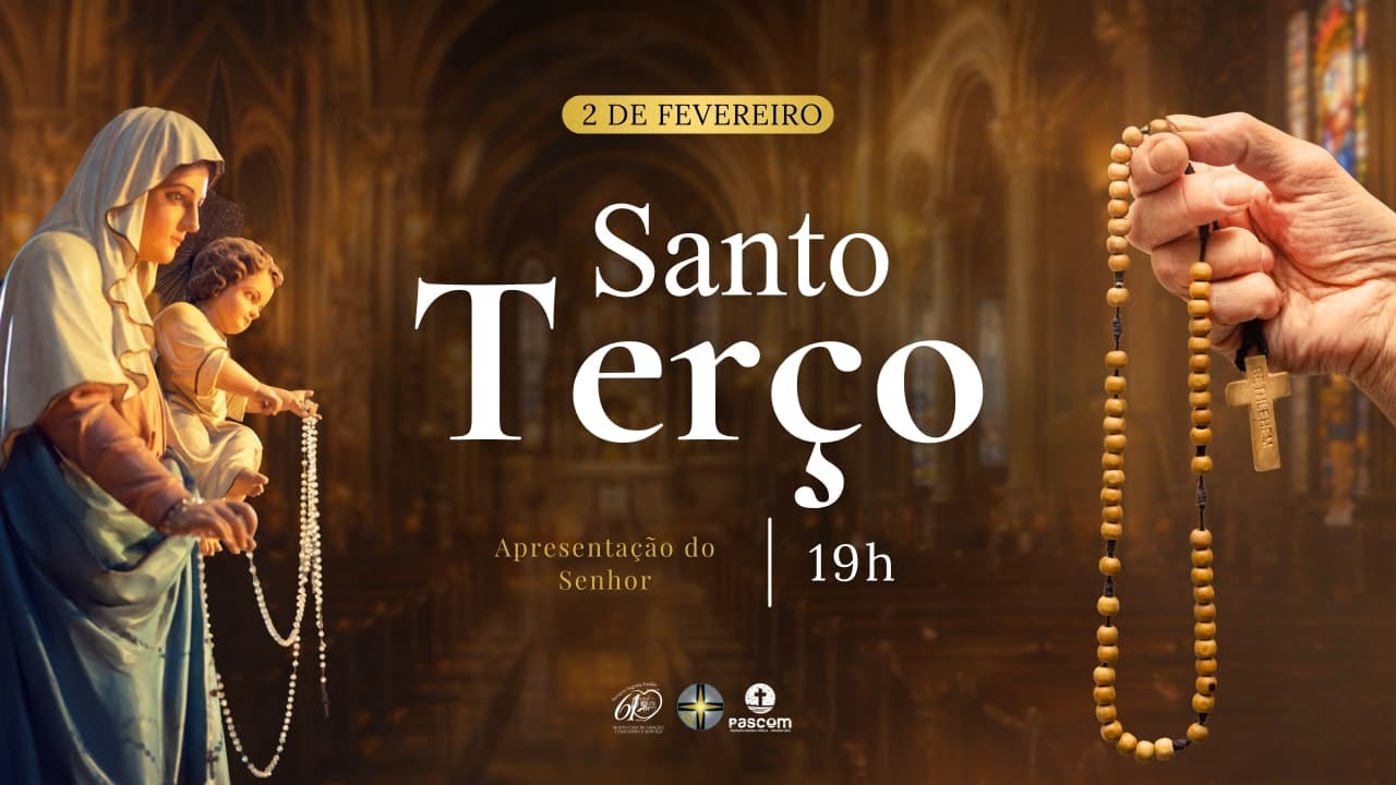 Santa Missa | Apresentação do Senhor | 02/02/2026 - Segunda Feira | 19h.
