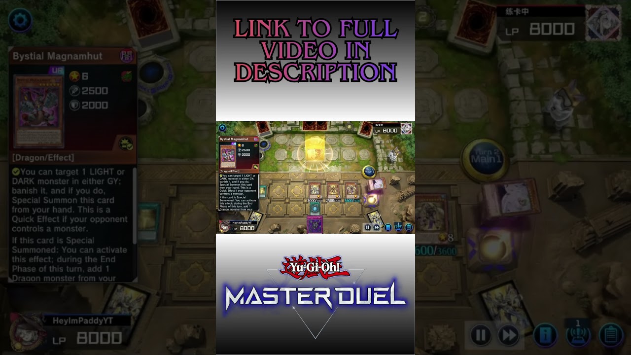 Pure Horus Deck Master Duel 2026  
