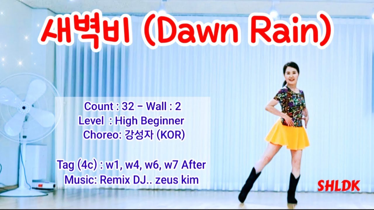 새벽비 (Dawn Rain) Disco Remix  신나는초급 SHLDK  매탄권선역 3번출구, 3분거리 2층 010-6312-2956 KLSF