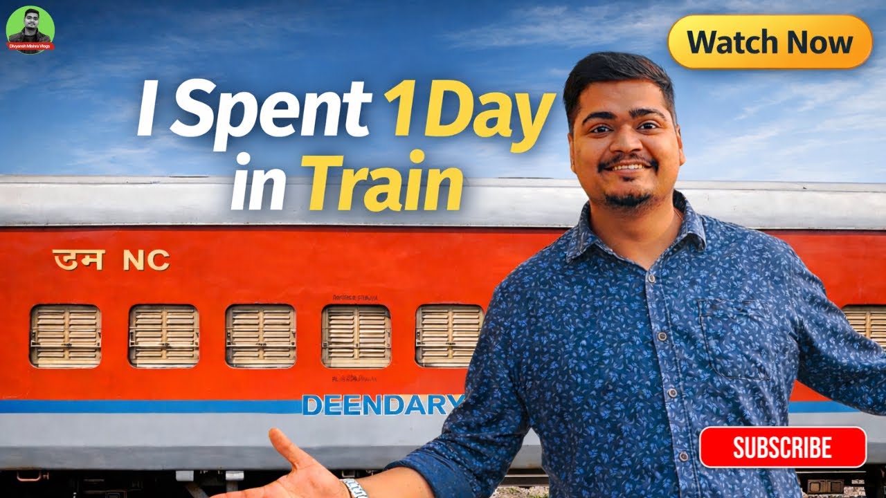 I Spent 1 Day Inside Train || Ballia To Bhopal || 24 Hours || Fun | My Daily Vlog 2026