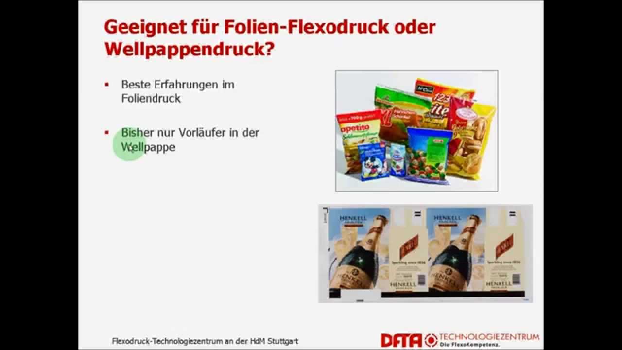DFTA-Technologiezentrum-Vorstellung spezielle Rasterung Flexodruck