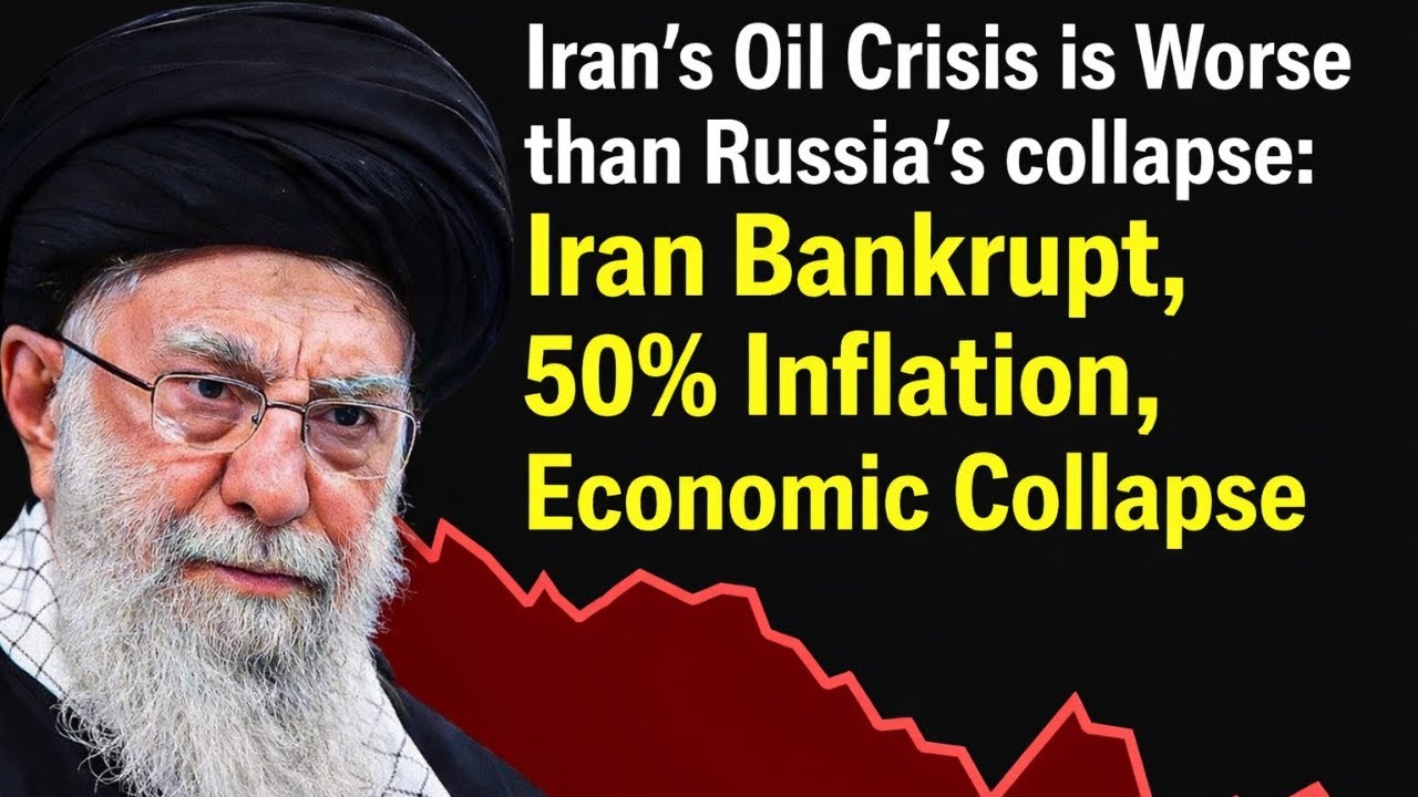 Iran's Oil Crisis is Worse than Russia's collapse: Iran Bankrupt , 50% Inflation, Economic Collapse