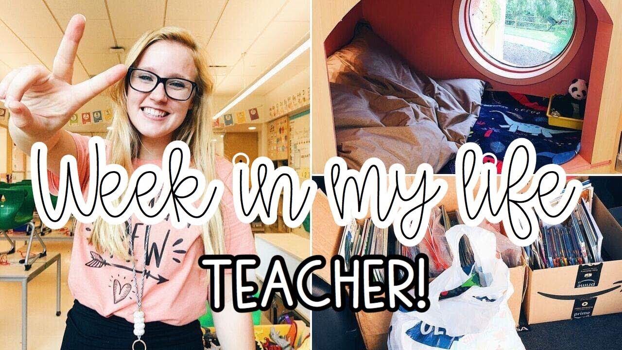 WEEK IN MY LIFE AS A FIRST YEAR TEACHER | WEEKLY VLOG 1 | DAY IN THE LIFE OF A KINDERGARTEN TEACHER