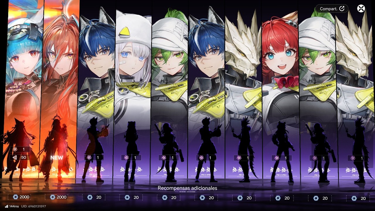 Tiradas: SACAMOS 2BLE PERSONAJE EN UNA MULTIIIIII AAAA #arknights #arknightsendfield