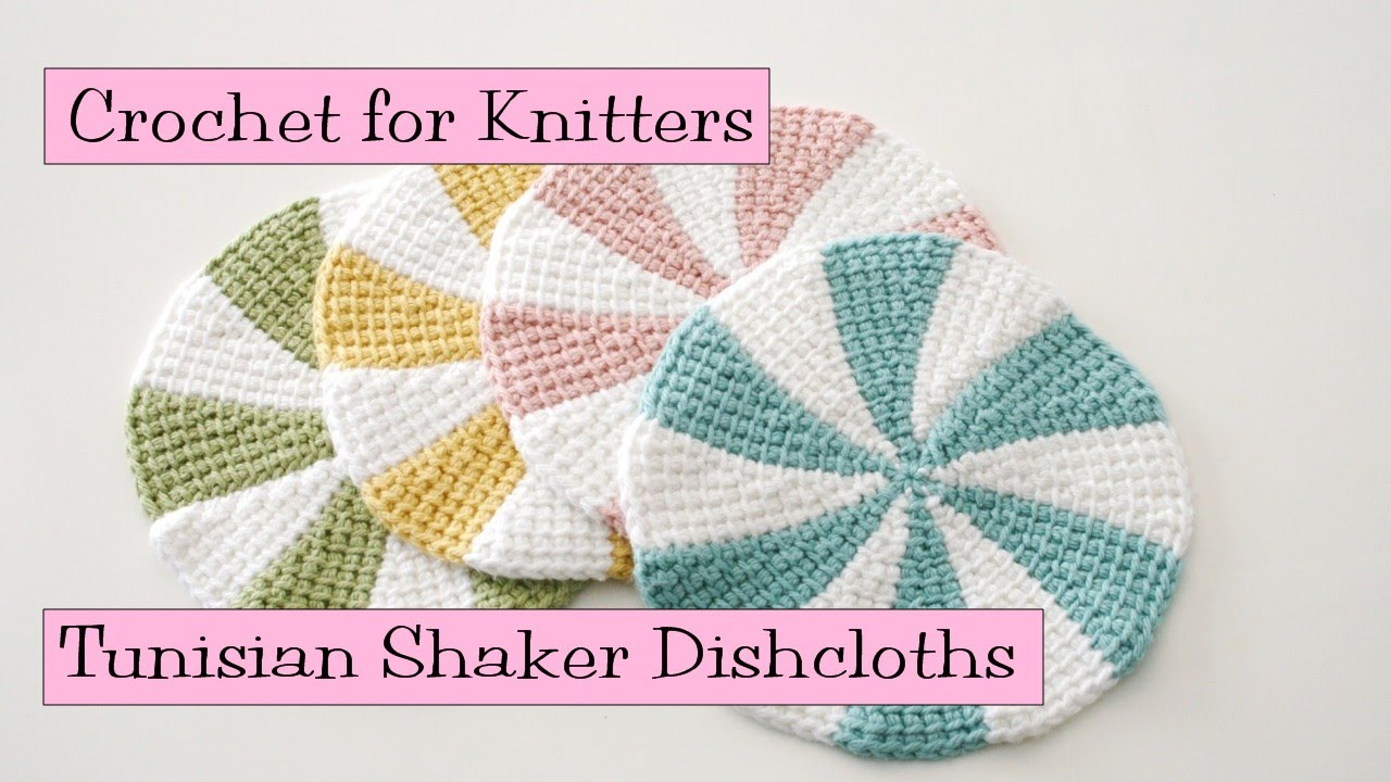 Tunisian Shaker Dishcloths