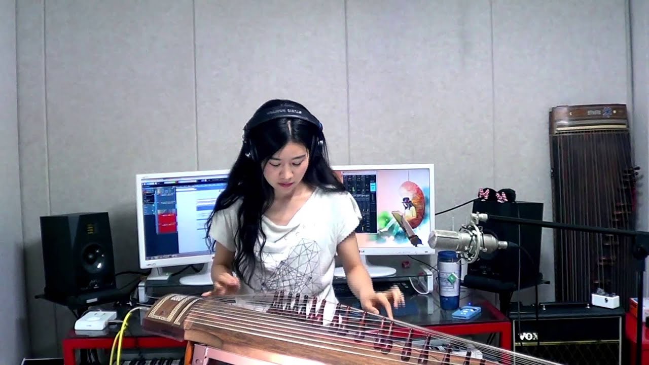 Eagles-Hotel California guitar solo part Gayageum cover.