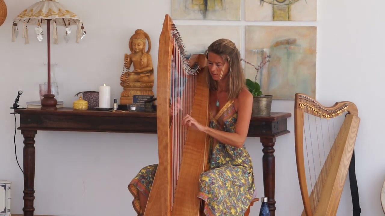 Ludovico Einaudi - Oltremare, interpreted on harp by Danielle Riegel