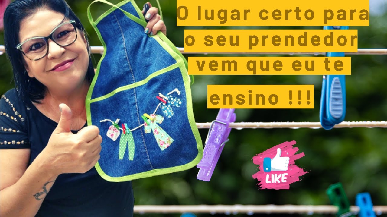 Vamos fazer um porta prendedor de roupas com retalhos!